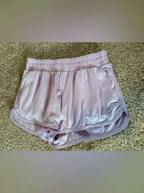Aerie OFFLINE Lavender Mesh Shorts Athleisure Sz M